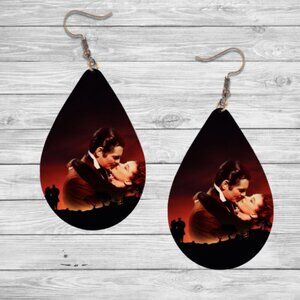 Gone With The Wind Earrings- Hypoallergenic